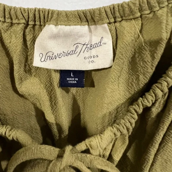 Olive Green Dress - Picture 2 of 3